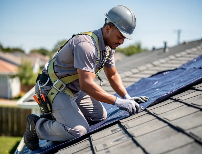 Roof Tarping service in North Charleston